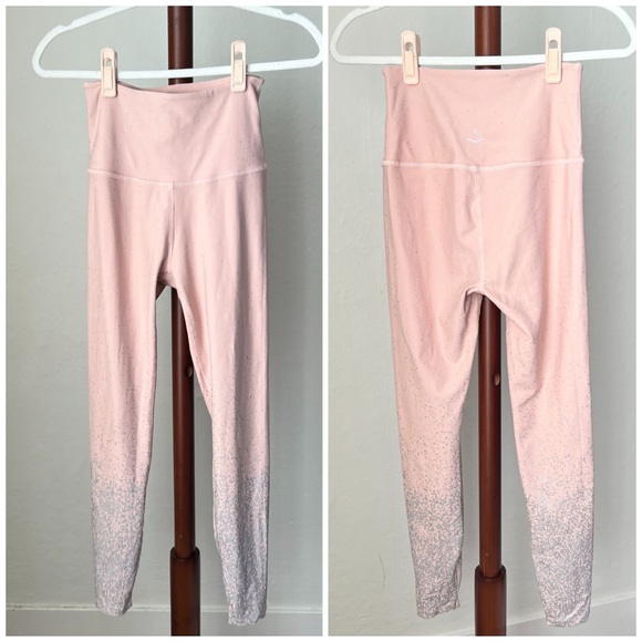 Beyond Yoga Alloy Ombre High Waisted Midi Legging Tinted Rose Speckle Medium - Picture 2 of 6